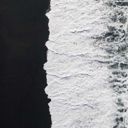 Tableau PLAGE DE SABLE NOIR