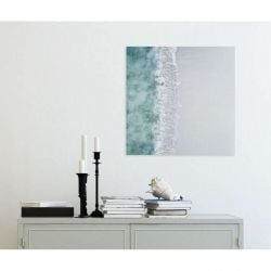 Tableau décoratif Barbade avec cocotiers et lagon