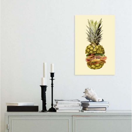 PINEAPPLE BURGER canvas