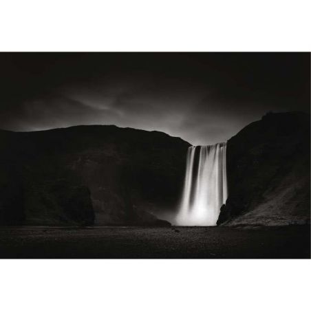 SKODAFOSS BY NIGHT canvas print
