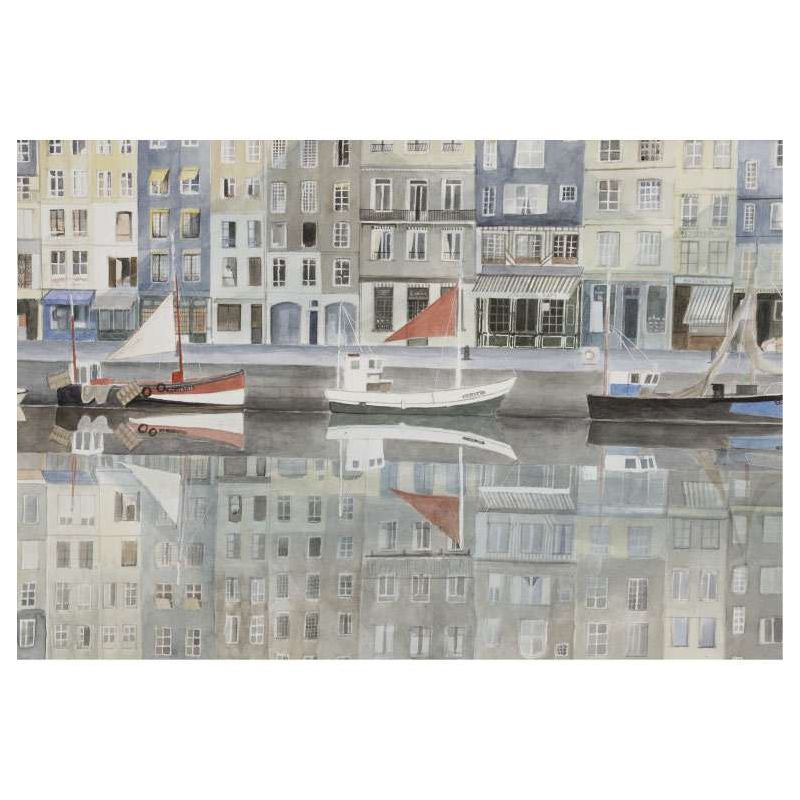 HONFLEUR poster - Grey poster