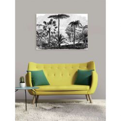 PALM TREE ENGRAVING canvas print