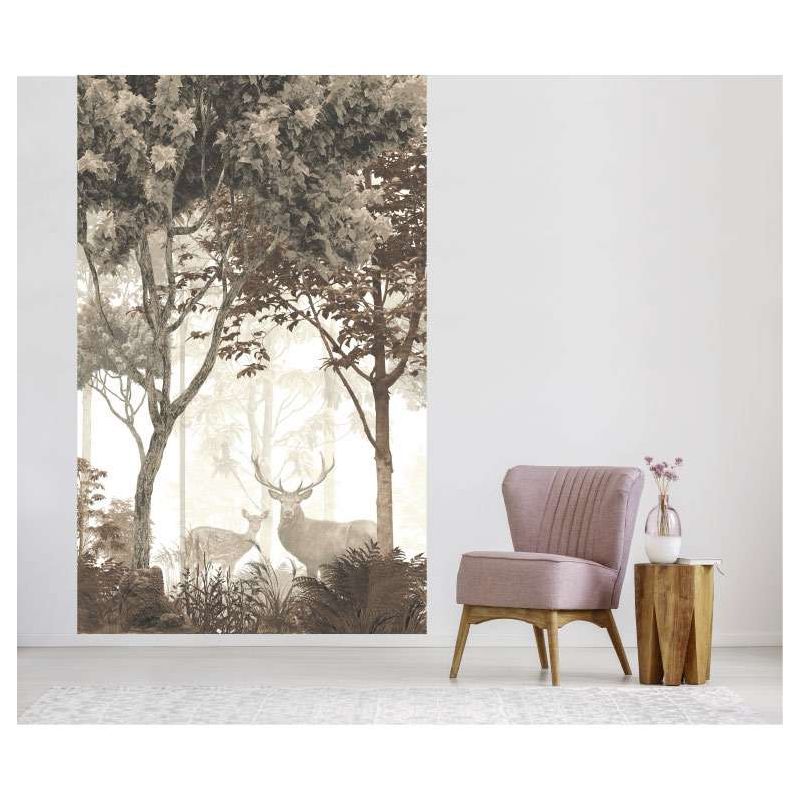 Tenture suspendue FORET SEPIA