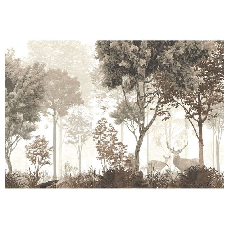 SEPIA FOREST poster - Panoramic poster