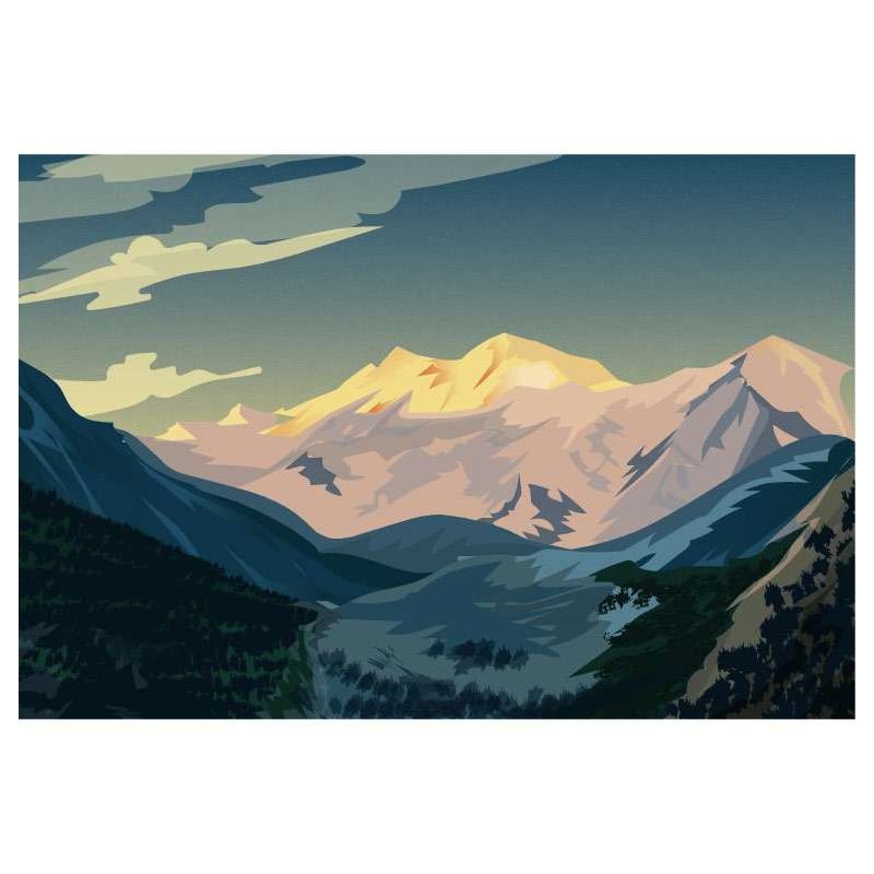 Papier peint panoramique ALPAGE - Papier peint montagne