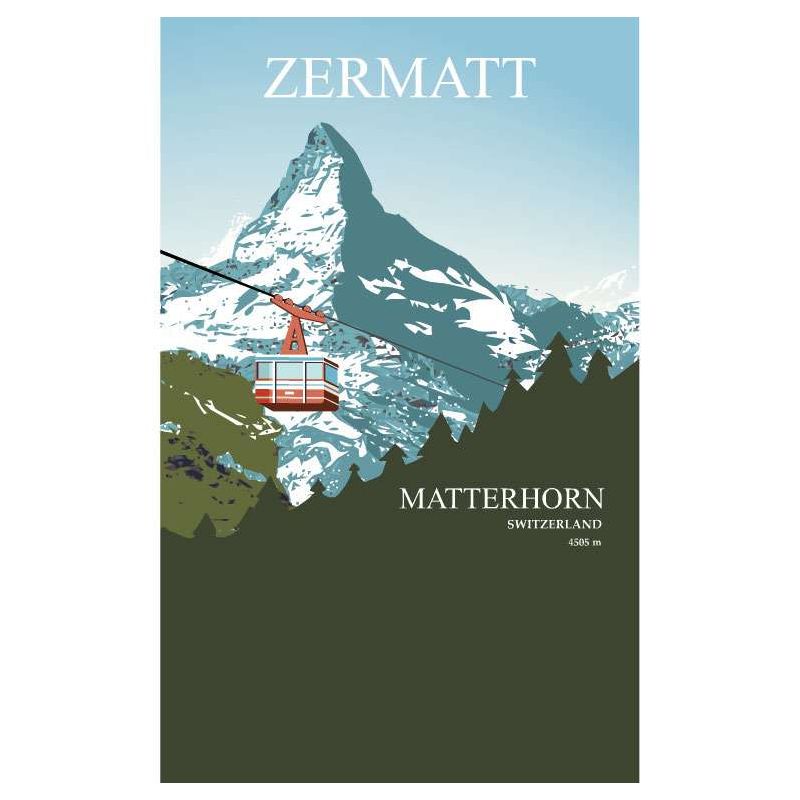 Papier peint ZERMATT - Papier peint montagne