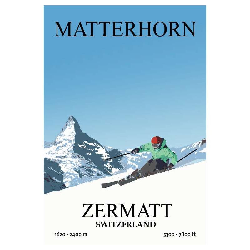 THE MATTERHORN poster - Mountain poster