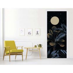 Affiche représentant une végétation tropicale de nuit