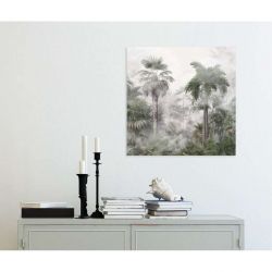 Tableau décoratif forêt exotique aux palmiers majestueux