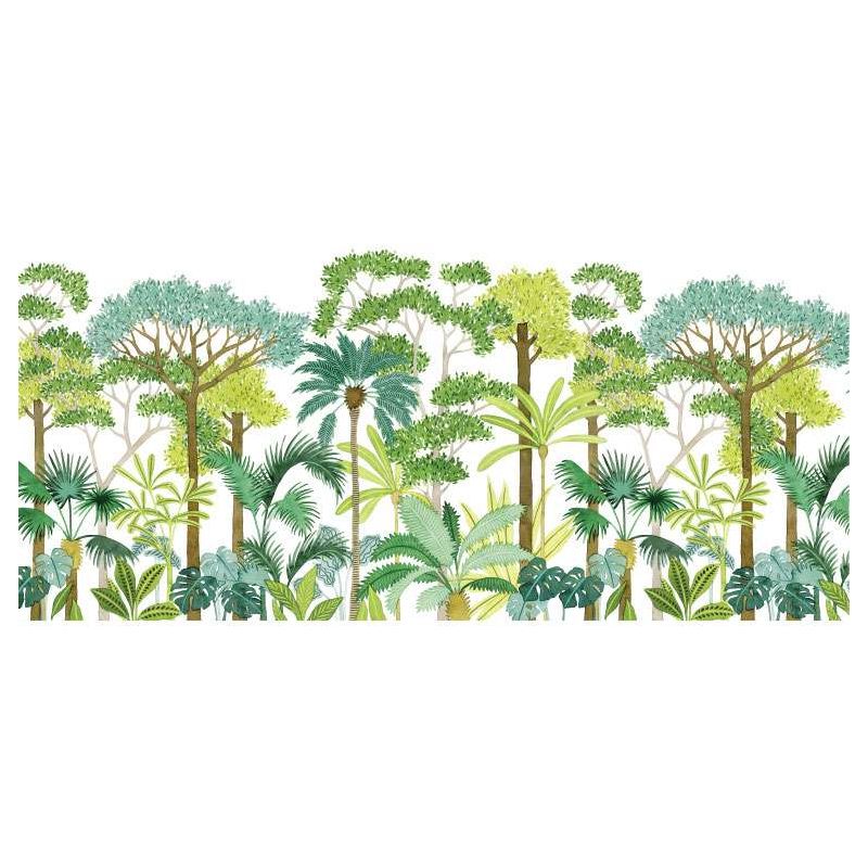 Papier peint panoramique AMBIANCE AQUARELLE - Papier peint jungle