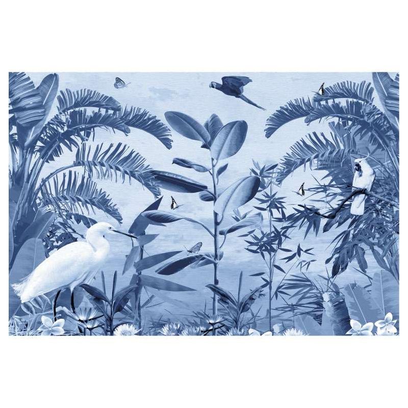 BLUE DECOR wallpaper - Jungle wallpaper