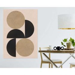 Affiche Japandi inspirée du style scandinave minimaliste