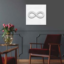 Design canvas print infinity sign