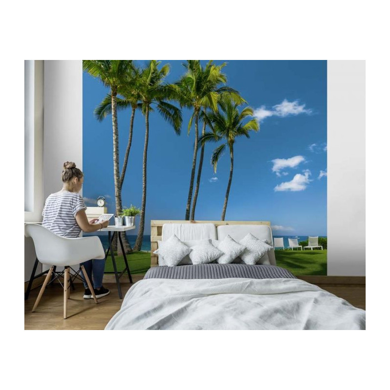 IN THE SHADE OF THE PALM TREES poster