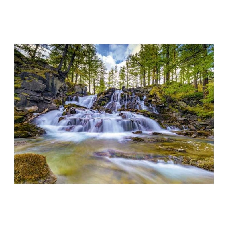 FONTCOUVERTE WATERFALL Canvas print - Landscape and nature canvas