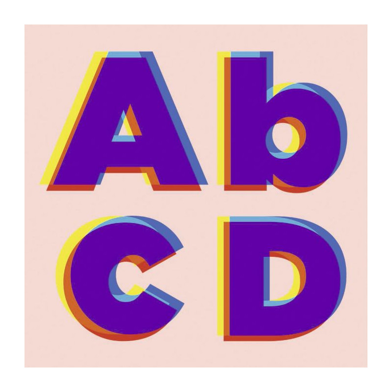 Tableau ABCD - Tableau abstrait