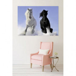 HORSES Canvas print