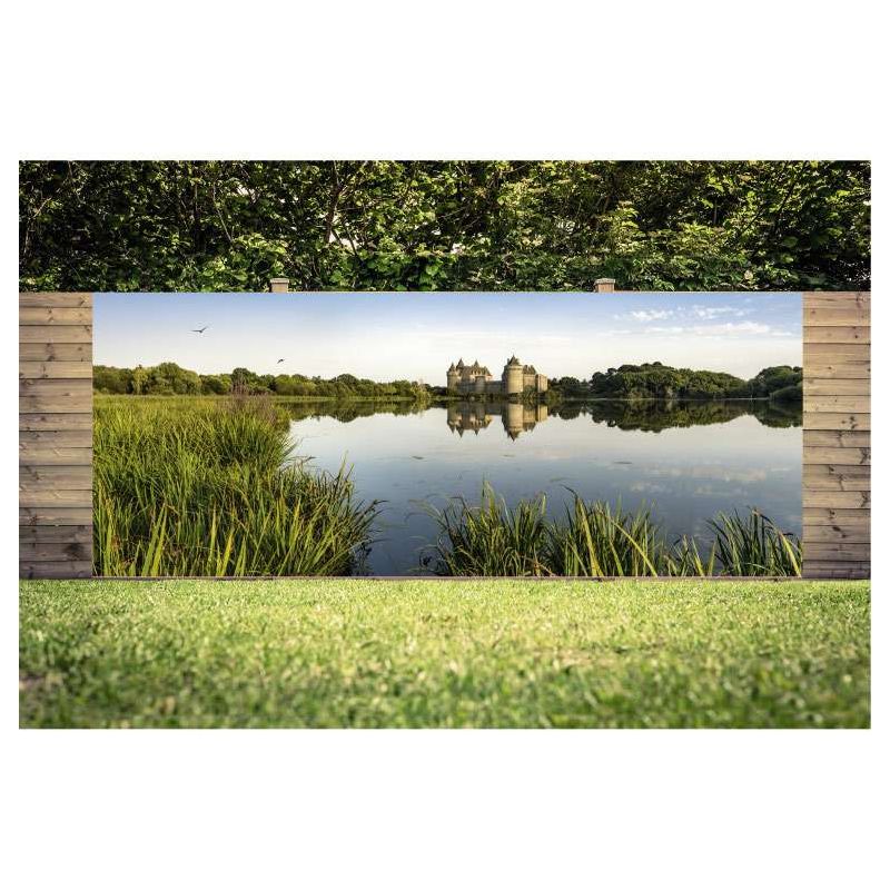 Brise-vue paysage pour terrasse esprit Bretagne