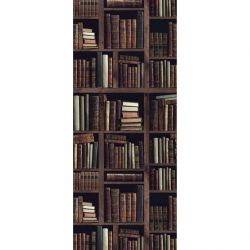 Poster bibliothèque trompe l’oeil 
