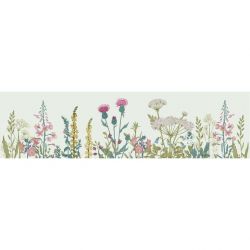 Brise vue fleurs sauvages dans un champ fleuri