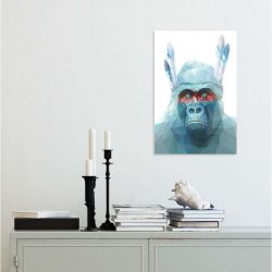 Tableau GORILLE ARGENTE