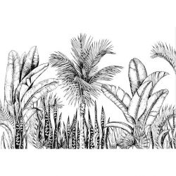 JUNGLE NOIR ET BLANC