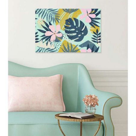 Tableau MONSTERA BLEUE