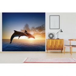 Papel pintado SALTO DE DELFINES