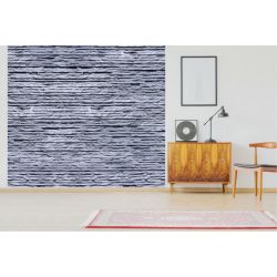 Papier peint tapisserie LAMELLES ARDOISE