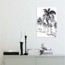 PALM GROVE canvas print