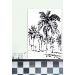 PALM GROVE canvas print