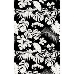 Papel pintado TROPICAL EN BLANCO Y NEGRO