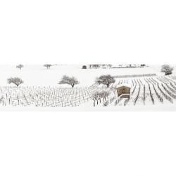 VINES UNDER THE SNOW privacy screen