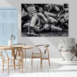 Lienzo de gran tamaño - Decoración de pared con temática de rugby