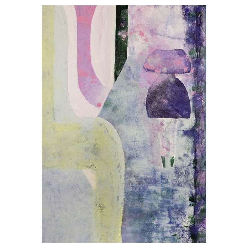 ABSTRACT COMPOSITION canvas print - Abstract painting