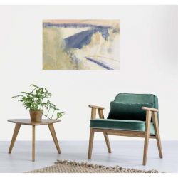 Tableau PAYSAGE ROSE POUDRÉ