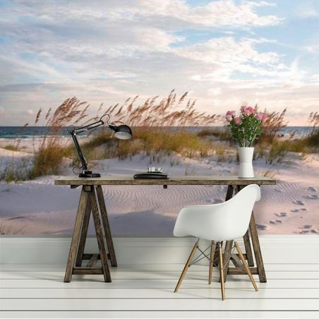 Poster panoramique plage pour décoration de bureau