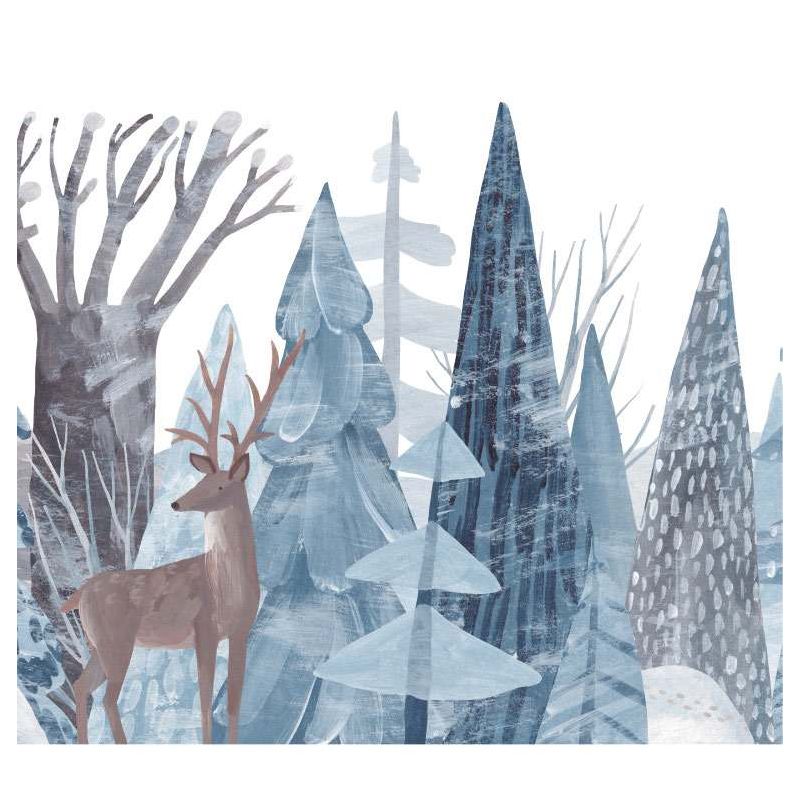 SNOWY ILLUSTRATION wallpaper - Landscape and nature wallpaper