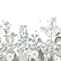 Tableau décoratif fleurs pastel