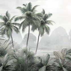 Tableau Palmiers tropicaux 