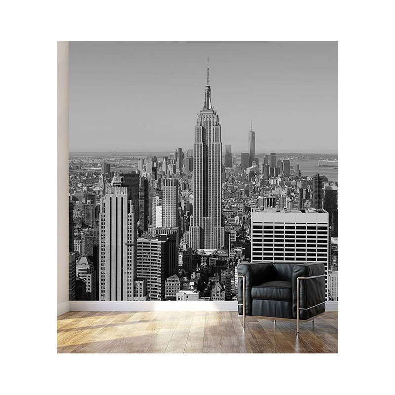 EMPIRE STATE BUILDING B&W poster - Panoramic poster