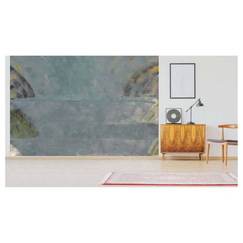 Wallpaper abstract art painting of the sea | Scenolia