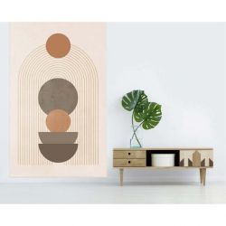 Papier peint FORMES TERRACOTTA