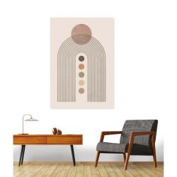 Tableau graphisme épuré pour séjour
