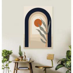 Tableau artistique abstrait pour pièce à vivre
