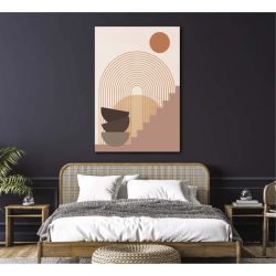 Tableau tendance avec escalier stylisé