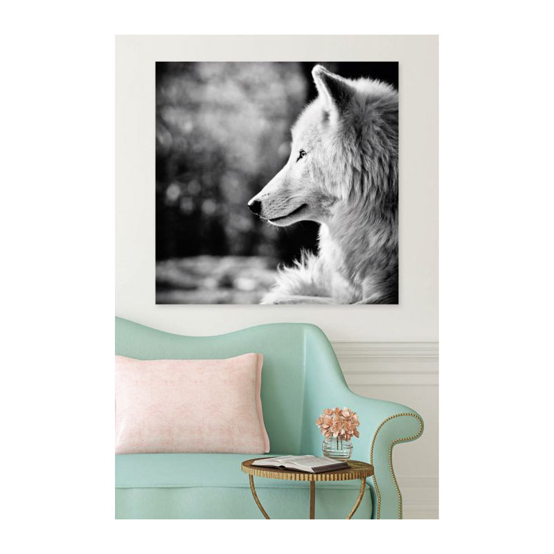 BETWEEN DOG AND WOLF Canvas print