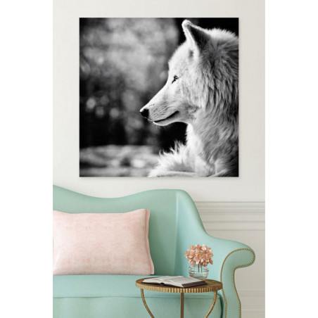 BETWEEN DOG AND WOLF Canvas print