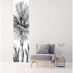 BLACK AND WHITE JUNGLE wall hanging