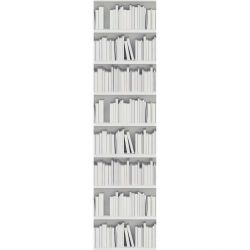 Tenture suspendue BIBLIOTHEQUE DESIGN BLANC